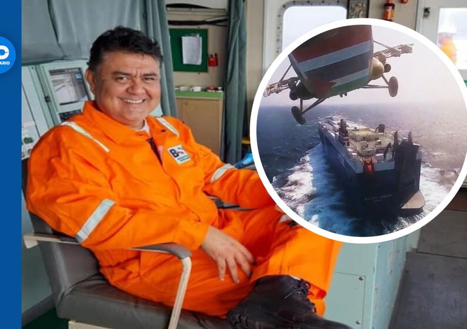 Manuel Rolón, uno de los marinos que se salvó de ser secuestrado / Especial