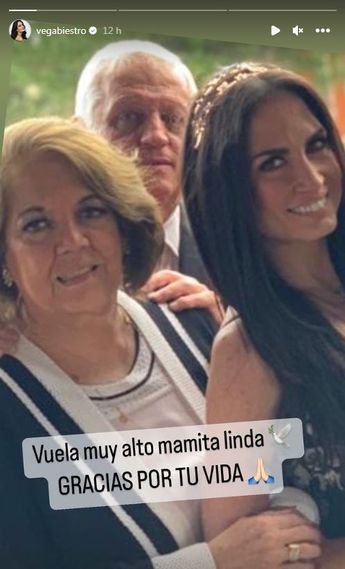 Joanna Vega-Biestro se despidió de su madre
