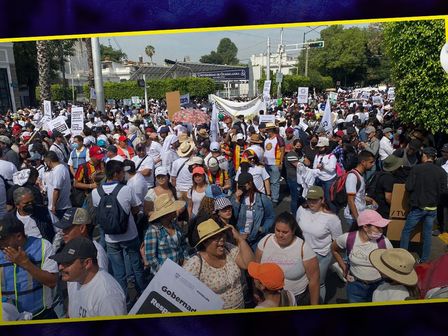 Megamarcha UDG para exigir el presupuesto 2023 / Especial
