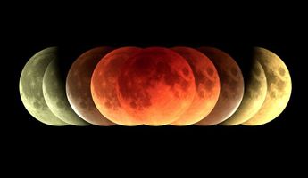 Eclipse y luna de sangre