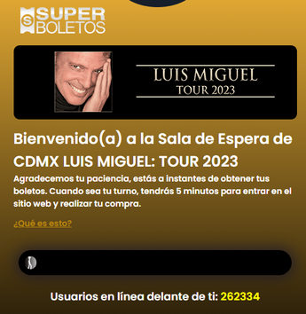 Filas para Luis Miguel en CdMx superan las 200 mil personas/ Captura