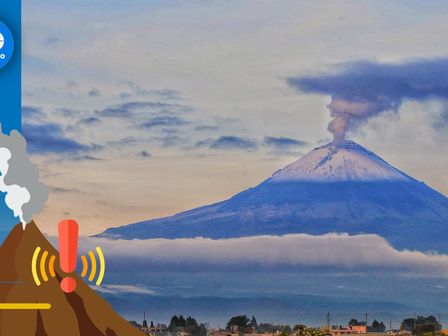 Actividad del Popocatépetl 6 de octubre de 2024 / Andrés Lobato