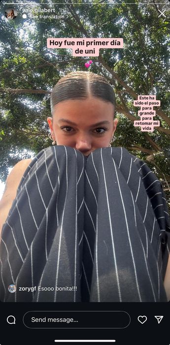 Valentina Gilabert regresa a la universidad tras ataque de Marianne N