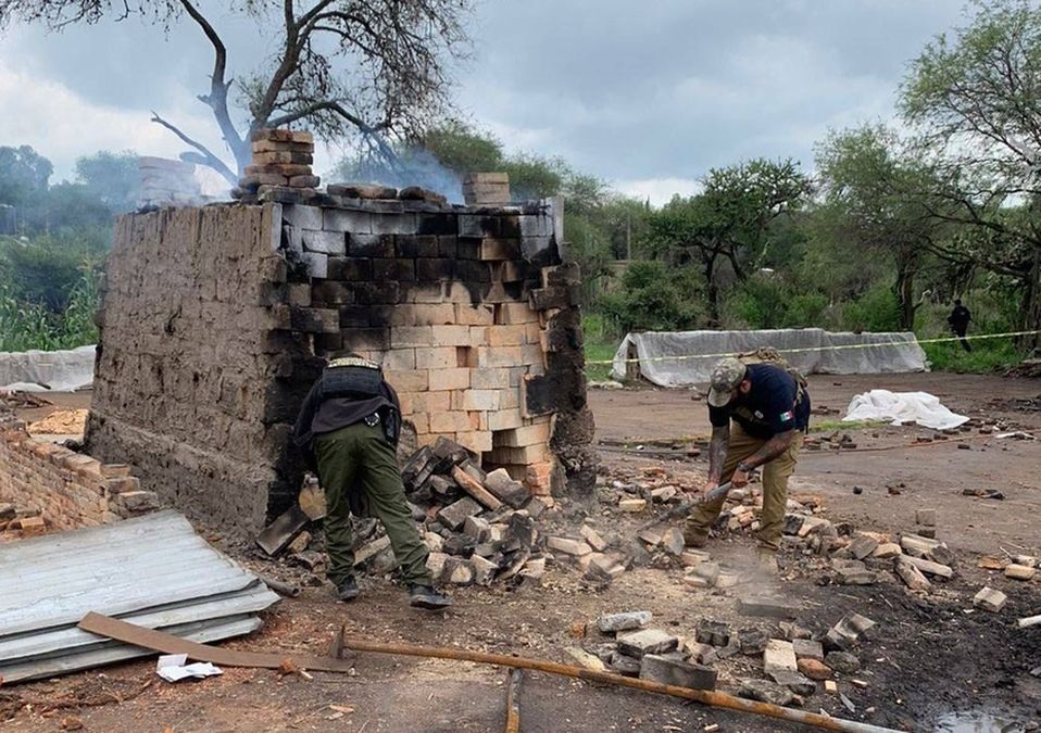 Predio que fue asegurado e investiado por la Fiscalía de Jalisco | Especial