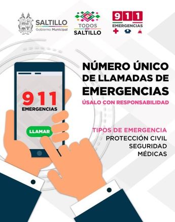Mediante la aplicación 911 puedes reportar situaciones de emergencia o peligro.