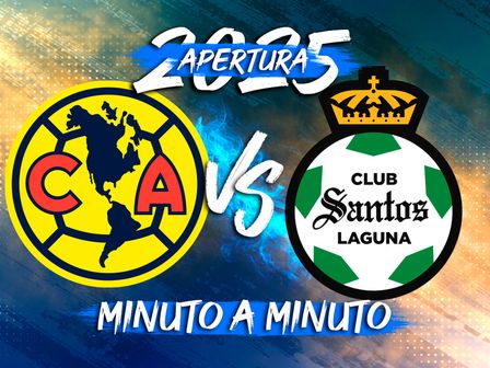 América y Santos Laguna se enfrentan este sábado en el estadio Ciudad de los Deportes.