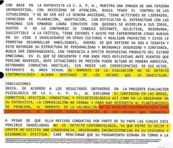 Filtran prueba psicológica de Alexa Hoffman