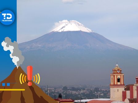 Vista del volcán Popocatépetl desde Chautla / Agencia Es Imagen