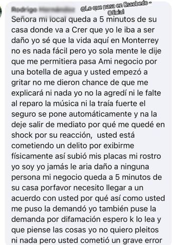 El conductor de DiDi aseguró que nunca intentó hacerle daño a la mujer. | Especial