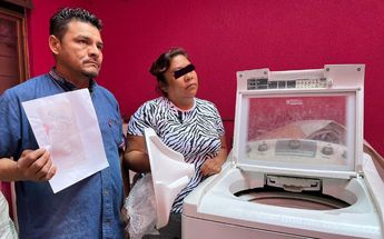 Un vecino de la mujer es quien realizaría la compostura de la lavadora /Zuleyma García