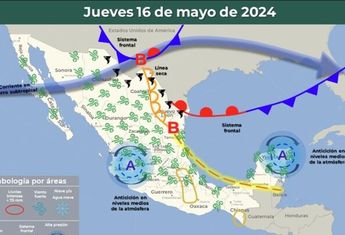 Frente frio 16 mayo