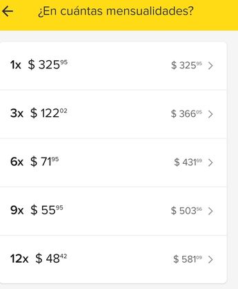 Las compras se pueden diferir hasta a 12 MSI/ Especial