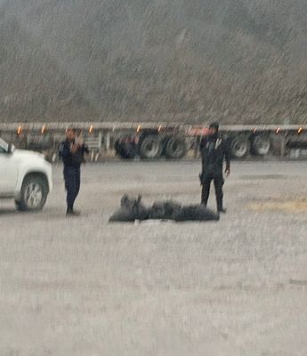 Movilización de autoridades en la escena del crimen. | Cortesía