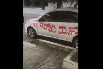 En GDL, dejan mensajes en automóvil por supuesta infidelidad y se hace viral