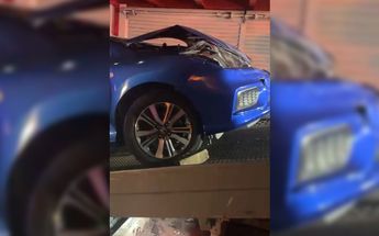 Auto de Yadith Valdez en grúa | Especial