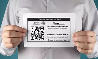 Asi se ve el RFC de un contribuyente en México / Cortesía