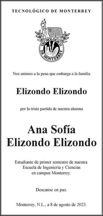 Comunicado del Tec de Monterrey | Especial