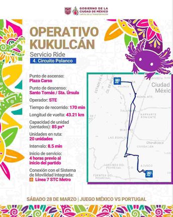 Ride Circuito Polanco | Gobierno CdMx