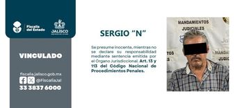 La Fiscalía de Jalisco confirmó la vinculación por medio de sus redes. | Fiscalía del Estado de Jalisco