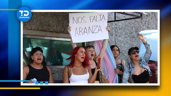 Comunidad trans pidiendo justicia por Aranza, joven trans asesinada | Luis Guerra