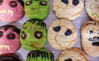 Hacen conchas con temas de Halloween y Día de Muertos / Andrés Lobato.