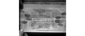 Filiación de la Penitenciaria de México de Goyo Cárdenas / Mediateca INAH