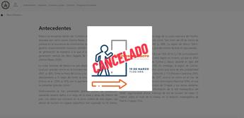 La pagina web de Protección Civil de Estado informó la cancelación del Macrosimulacro / Protección Civil Jalisco
