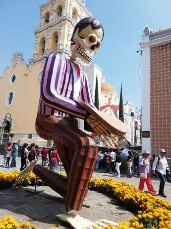 Catrinas monumentales en Atlixco | Abigail García