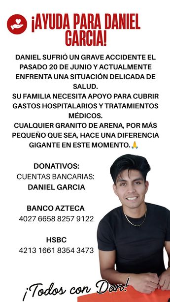 Cada aportación es vital para la familia, que busca solventar los crecientes costos del hospital privado donde es atendido