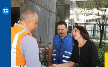Protección Civil del Estado y personal de seguridad del Congreso. | Cortesía