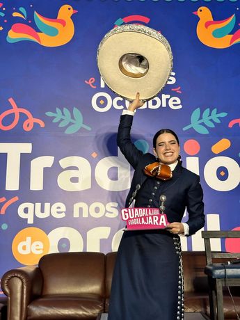 Camila Fernández respondió algunas preguntas de la prensa previo a su presentación en Guadalajara | Erick Breguer