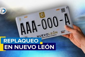 Replaqueo en Nuevo León 2022 / @nuevoleon