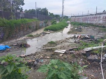 Afectaciones en la colonia Santa Ana Tepetitlán, Zapopan por aguas residuales