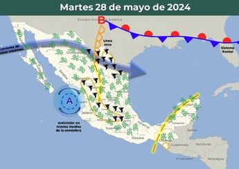 Clima México martes 28 de mayo