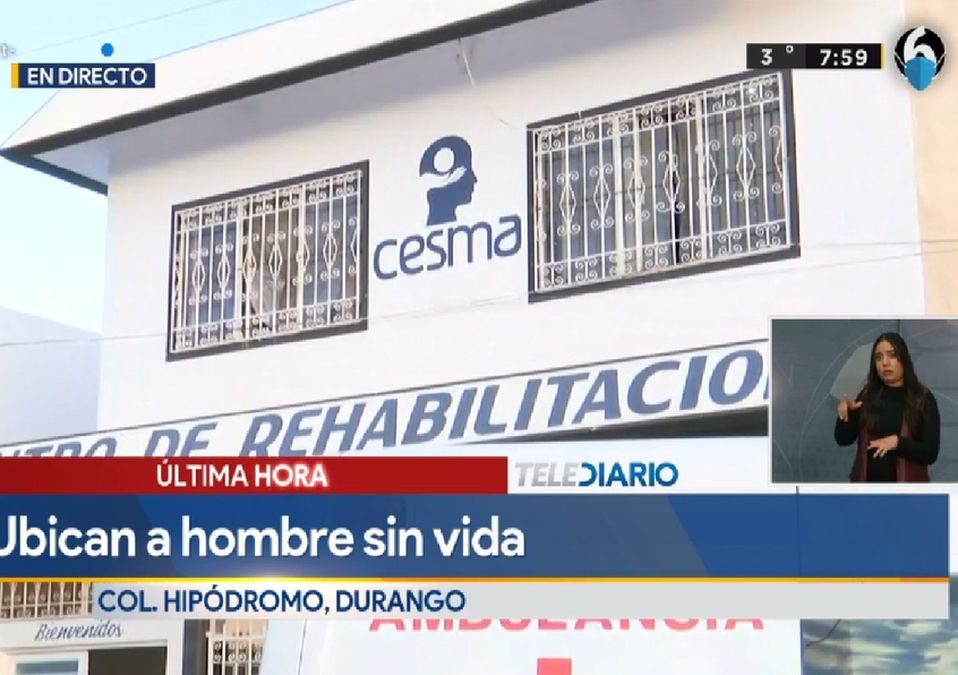 Durango. Joven se quita la vida en Centro de Rehabilitación