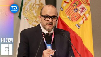 Ricardo Villanueva inaugurando la FIL Guadalajara 2024 / Ariel Ojeda