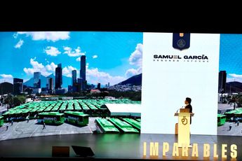 Presenta Samuel García logros en materia de movilidad. | Roberto Alanís