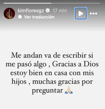 Kimberly Flores reaparece en redes