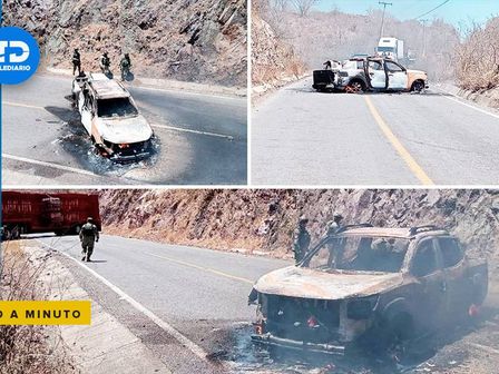Vehículos fueron incendiados en distintos puntos de Jalisco/ Especial