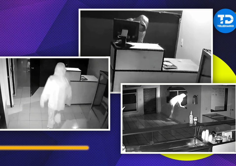 Cámaras de vigilancia captaron todos los movimientos del presunto ladrón | Especial