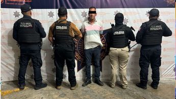 Elementos de la Policía de Guadalupe detuvieron al presunto delincuente. | Especial