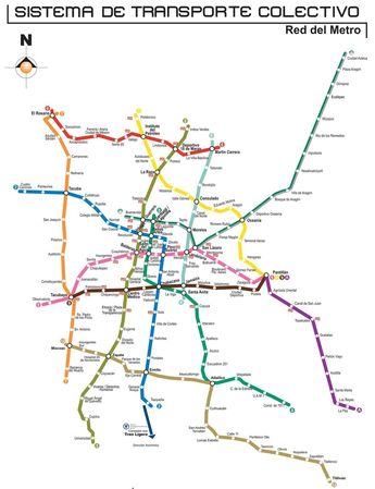 Mapa del Metro CdMx/ Archivo