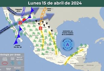 Clima México 15 abril
