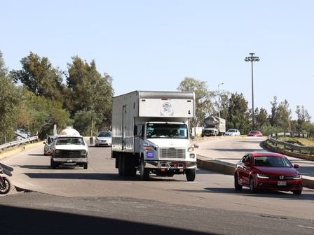 Este jueves, la autopista México-Puebla registra carga vehicular por obras de mantenimiento en la vialidad / Especial