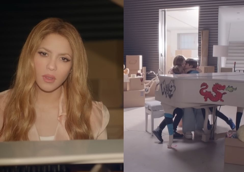 Milan y Sasha participaron en el piano y cantando a lado de su mamá /Captura de pantalla