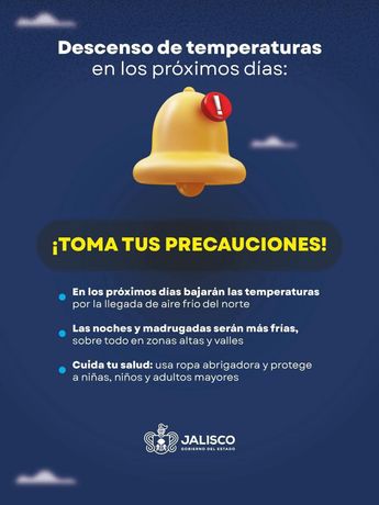Las crisis respiratorias se agudizan con el descenso de la temperatura. | Gobierno de Jalisco