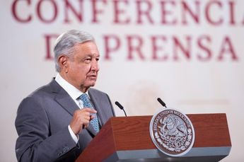 López Obrador durante conferencia de prensa. | Cortesía