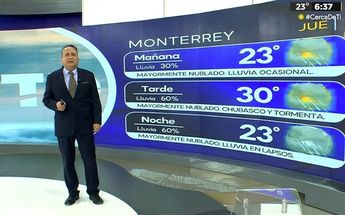 Clima Monterrey jueves 11 julio