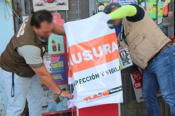 Las máquinas fueron cubiertas con bolsas del municipio para su traslado. | Gobierno de Tlajomulco