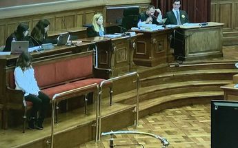 Cristina durante la audiencia donde la declararon culpable / Especial